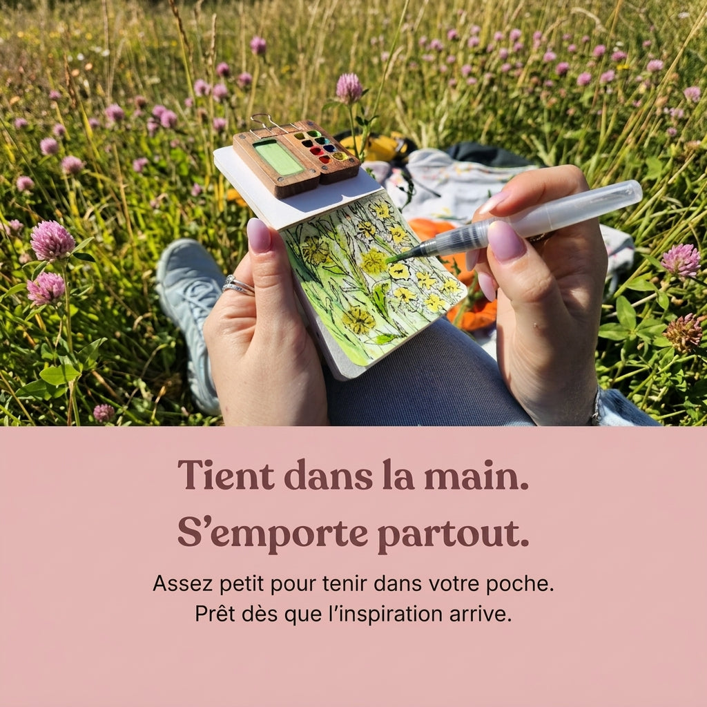 Kit d'aquarelle miniature