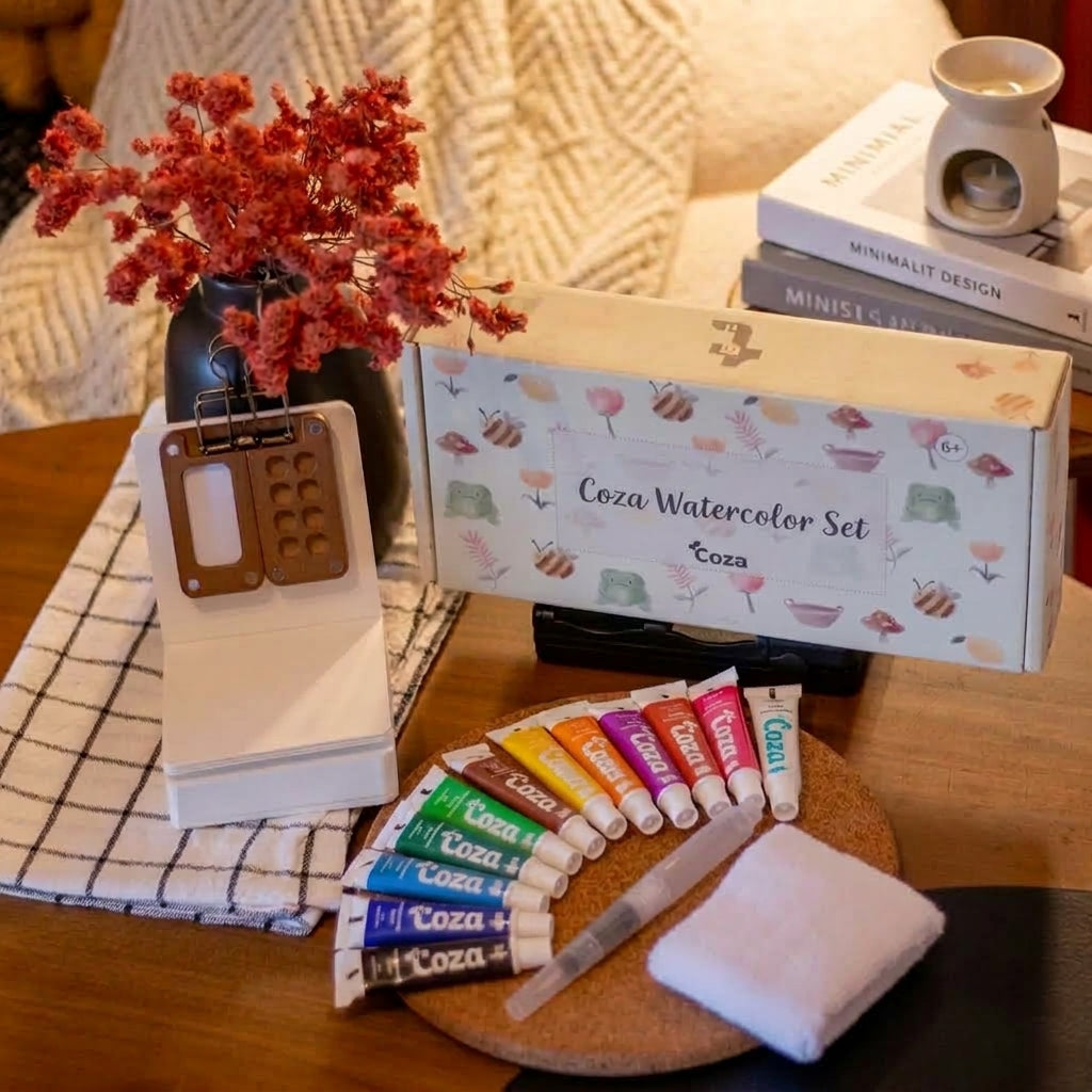 Kit d'aquarelle miniature