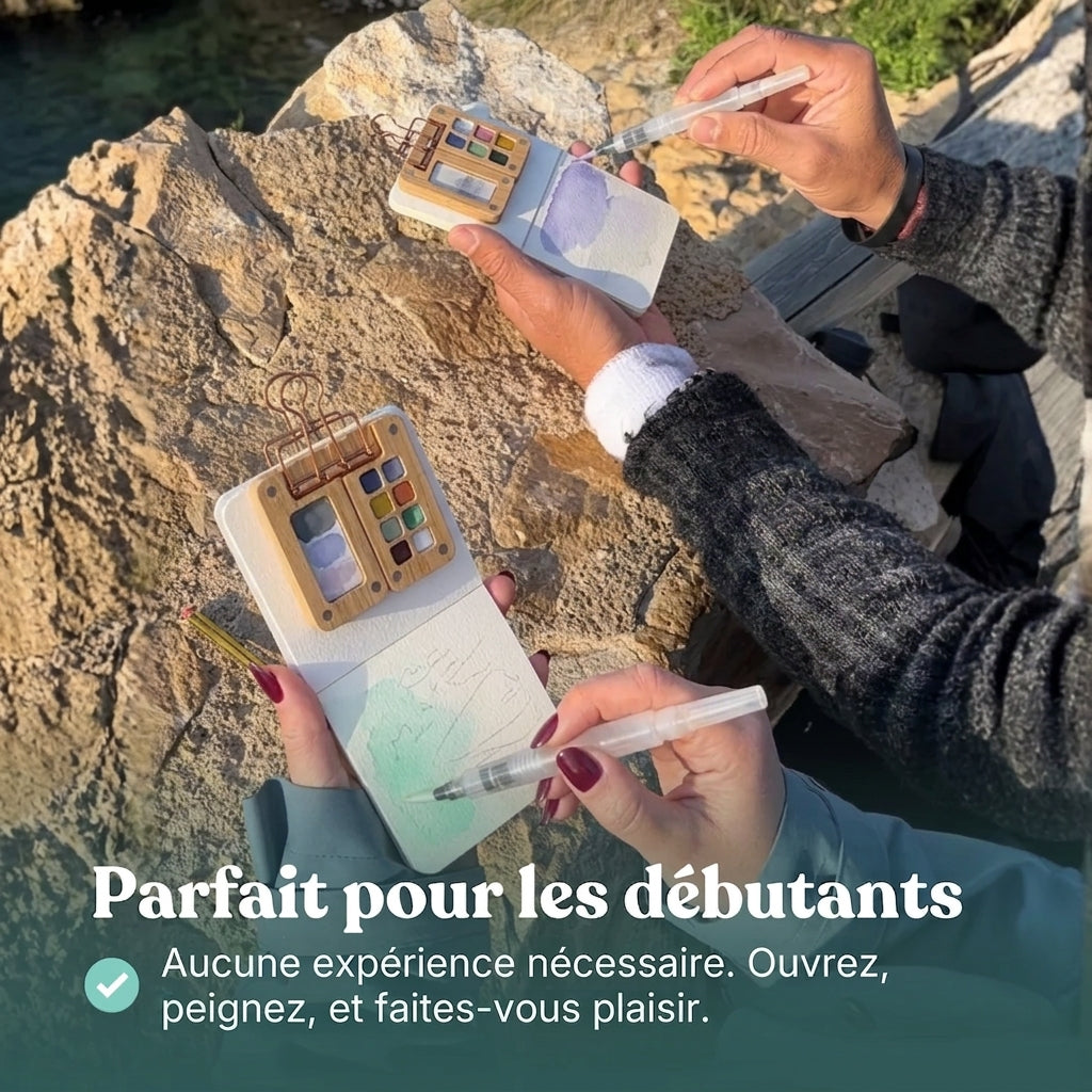 Kit d'aquarelle miniature